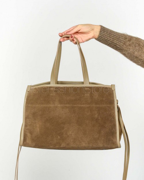 My Best Bag Borsa a Mano Taupe Modello Diva  F1-MYB-1027 TAUPE