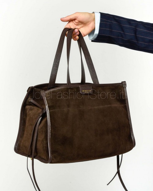 My Best Bag Borsa a Mano Cioccolato Modello Diva  F1-MYB-1027 CHOCOLATE