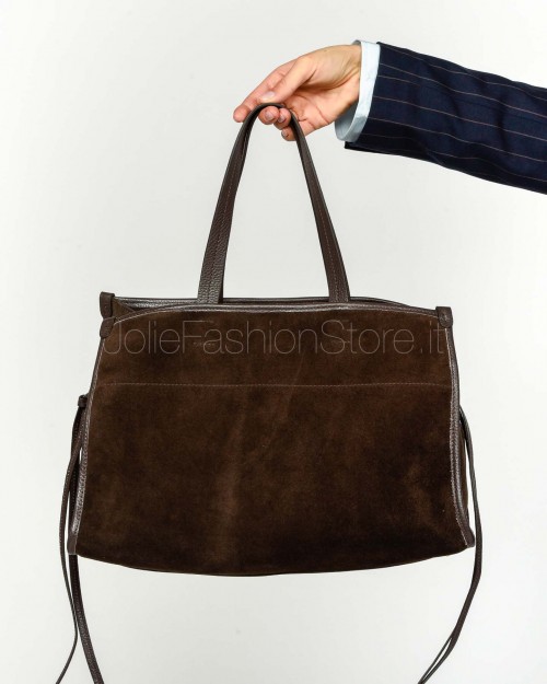My Best Bag Borsa a Mano Cioccolato Modello Diva  F1-MYB-1027 CHOCOLATE