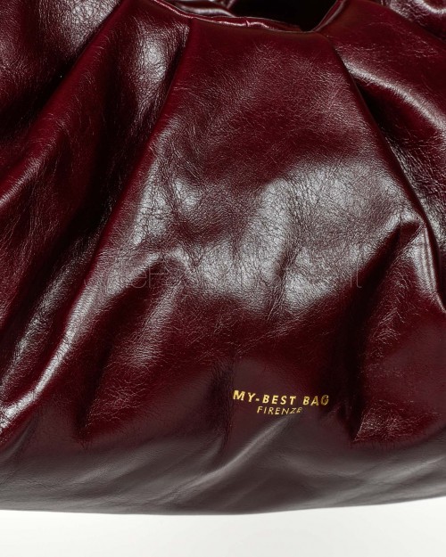 My Best Bag Pochette Bordeaux Modello Janine Classique  F1-MYB-1050 RUBY