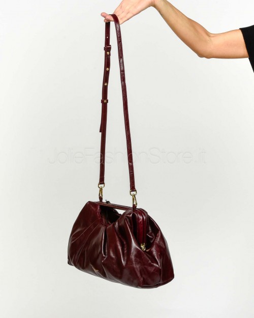 My Best Bag Pochette Bordeaux Modello Janine Classique  F1-MYB-1050 RUBY