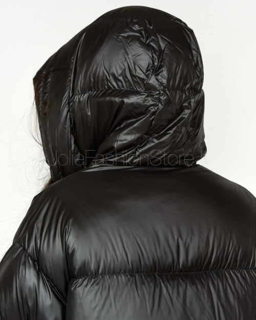 Helmur Piumino Over Con Cappuccio Nero  LONDRA NERO