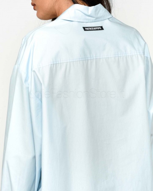 Patrizia Pepe Camicia Over Ice Water  8C0796 A634 CA66