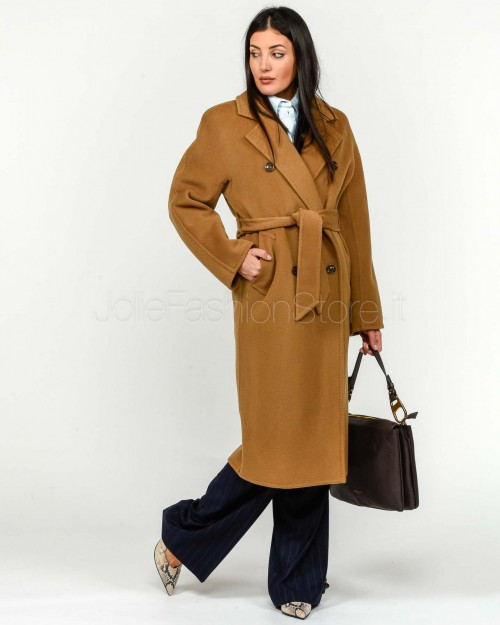 Helmur Cappotto Doppiopetto Cammello Con Cintura  20209 CAMMELLO
