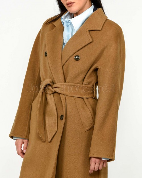 Helmur Cappotto Doppiopetto Cammello Con Cintura  20209 CAMMELLO