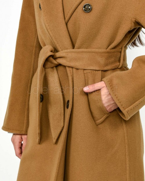 Helmur Cappotto Doppiopetto Cammello Con Cintura  20209 CAMMELLO