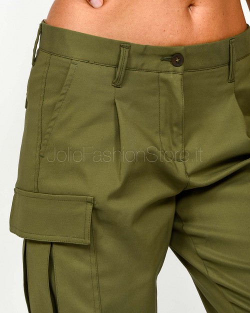 Squad Pantalone Cargo Tasconato Verde Militare  CARGO 0148