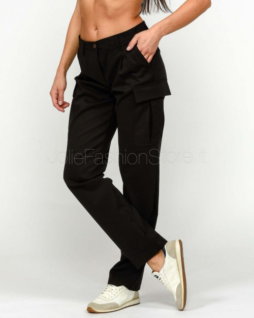 Squad Pantalone Cargo Tasconato Nero