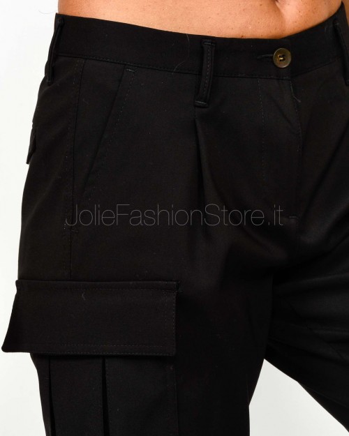Squad Pantalone Cargo Tasconato Nero  CARGO 0099