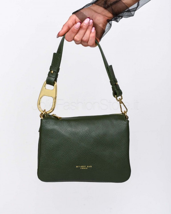 My Best Bag Borsa 3 Scomparti Olive Modello Reflex  F1-MYB-1020 OLIVE