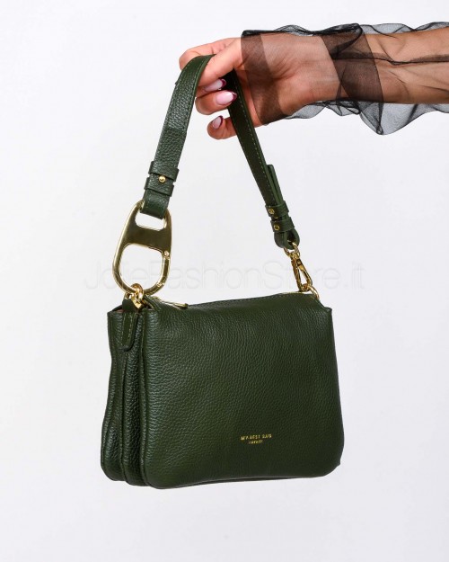 My Best Bag Borsa 3 Scomparti Olive Modello Reflex  F1-MYB-1020 OLIVE