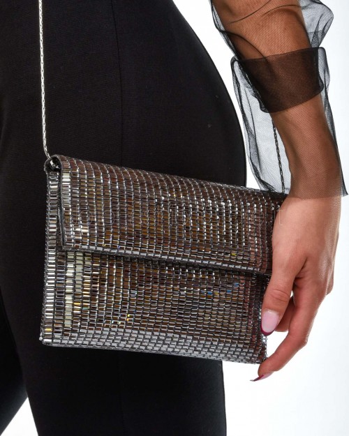 Twenty Fourhaitch Pochette Modello Vega Nero  VEGA PIXEL NERO