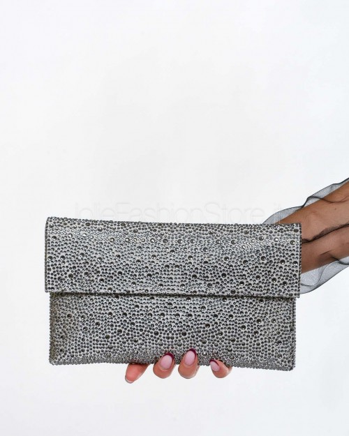 Twenty Fourhaitch Pochette Modello Carena Argento