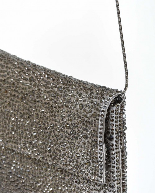 Twenty Fourhaitch Pochette Modello Carena Argento  CARENA GRIGIO