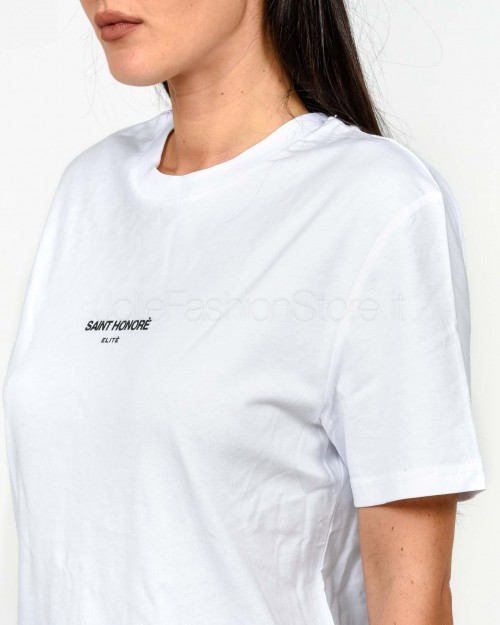 Elitè T-Shirt Bianca “Saint Honorè”  899 LOGO BLK WHT TSH