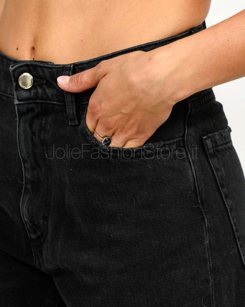 Icon Denim Jeans Modello Jill Nero  JILL GR1025 GBL
