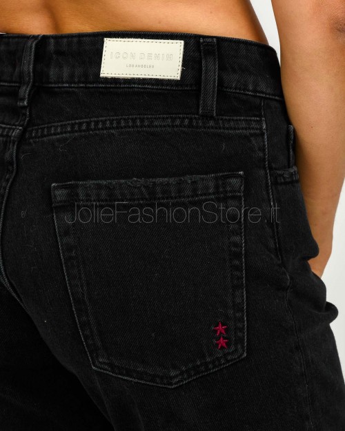 Icon Denim Jeans Modello Jill Nero  JILL GR1025 GBL