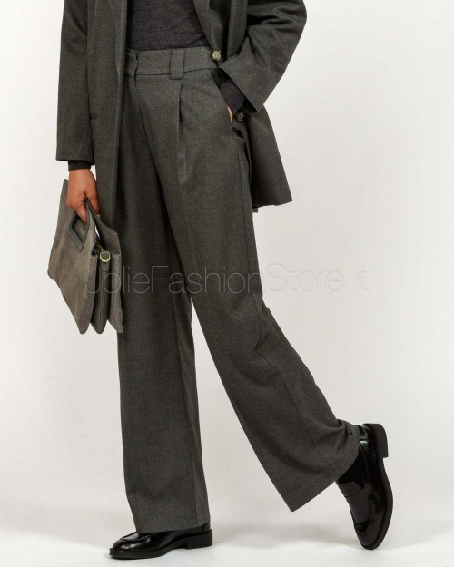 J-Cube Pantalone Con Piences Grigio  RM91 GRIGIO 24