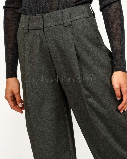 J-Cube Pantalone Con Piences Grigio  RM91 GRIGIO 24