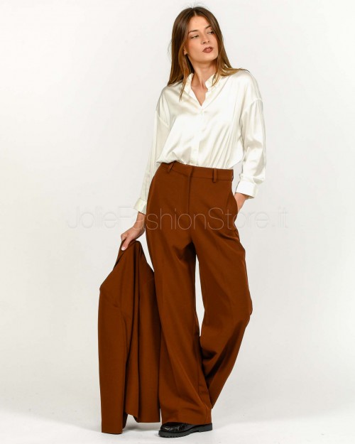 J-Cube Pantalone Gamba Dritta Caffè