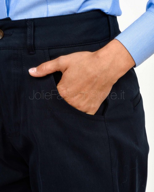 Squad Pantalone Carrot Blu Notte  ARON BLUE