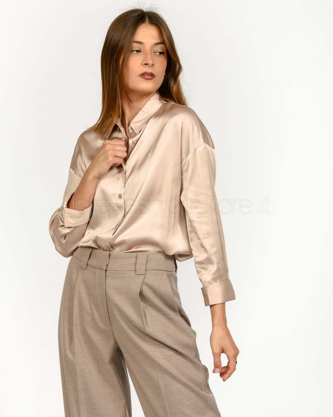I’Min Luxury Camicia Beige