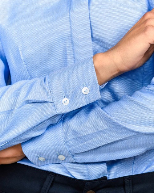 J-Cube Blue Shirt  RM56 V4164 CELESTE