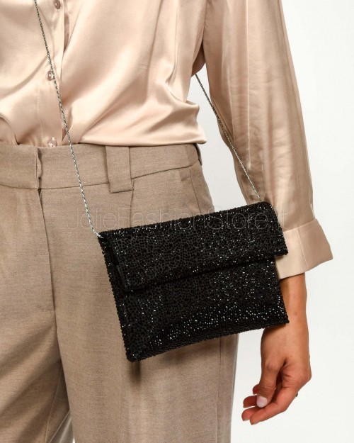 Twenty Fourhaitch Pochette Modello Carena Nero  CARENA NERO