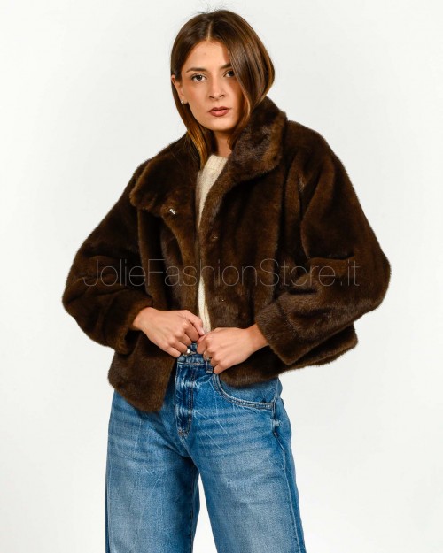 Premier Damme Bomber Faux Fur  767 MOCHA