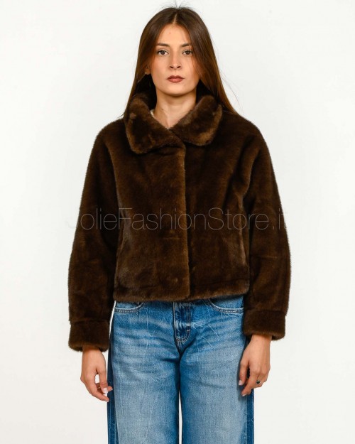 Premier Damme Bomber Faux Fur  767 MOCHA