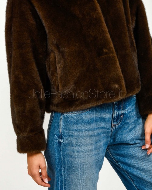 Premier Damme Bomber Faux Fur  767 MOCHA