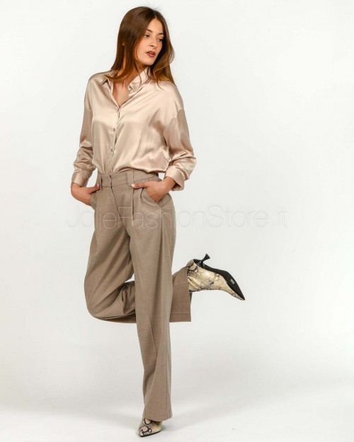 J-Cube Pantalone Con Piences Cammello