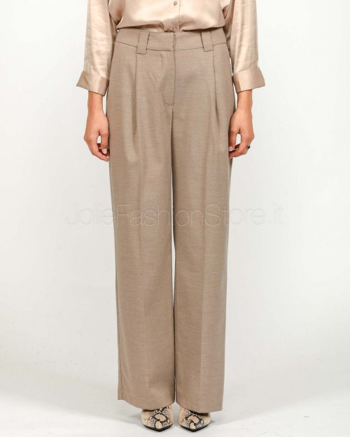 J-Cube Pantalone Con Piences Cammello  RM91 CAMEL 99