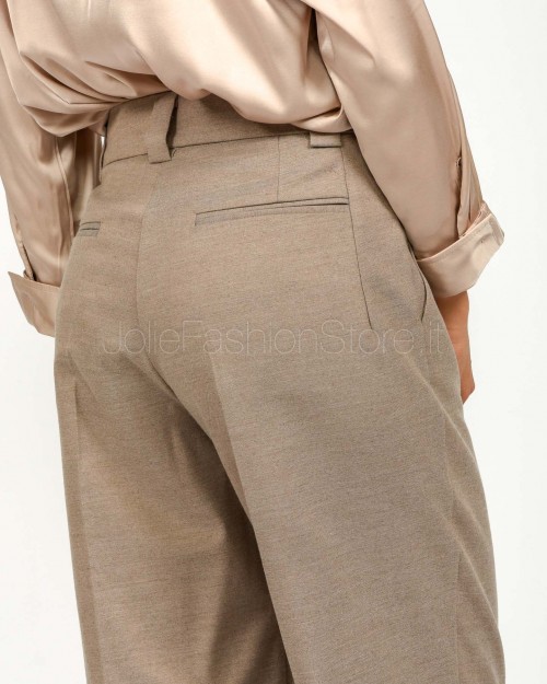 J-Cube Pantalone Con Piences Cammello  RM91 CAMEL 99