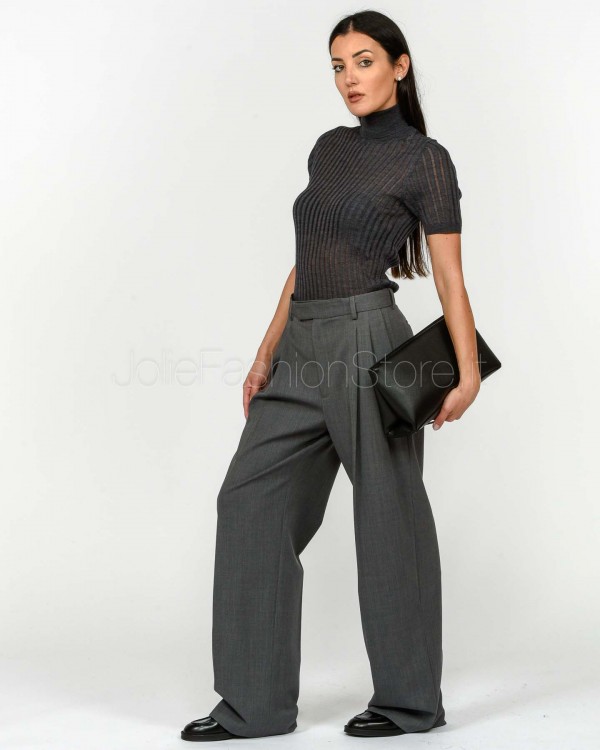Grifoni Pantalone Grigio Con Piences  GVC240079/12 007