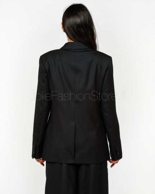 Grifoni Giacca Doppiopetto Nero in Lana Vergine  GVC234051/15 003