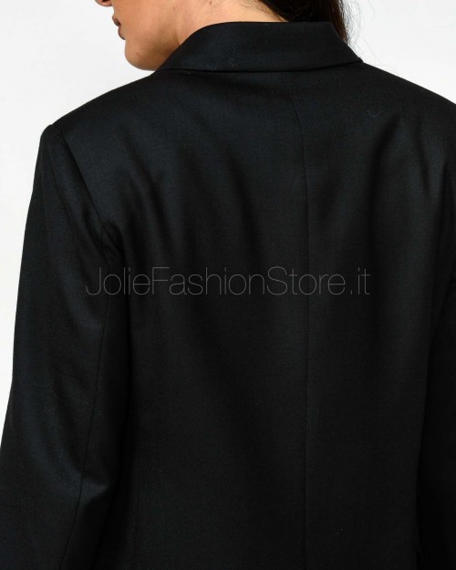 Grifoni Giacca Doppiopetto Nero in Lana Vergine  GVC234051/15 003
