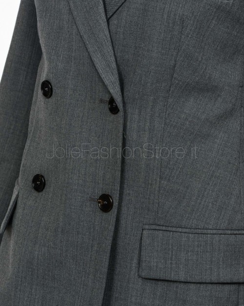Grifoni Giacca Doppiopetto Grigio  GVC234051/12 007