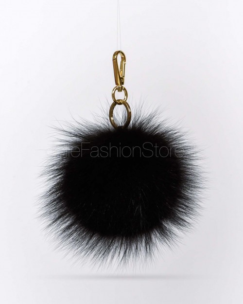 Frame Portachiavi Pon Pon in Volpe Nero