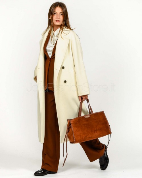 Helmur Cappotto Doppiopetto Panna Con Cintura  20209 PANNA