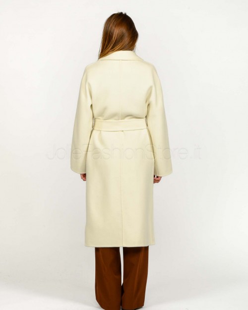 Helmur Cappotto Doppiopetto Panna Con Cintura  20209 PANNA