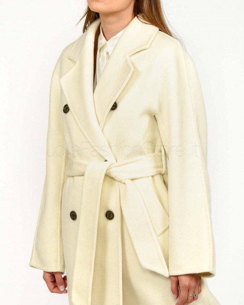 Helmur Cappotto Doppiopetto Panna Con Cintura  20209 PANNA