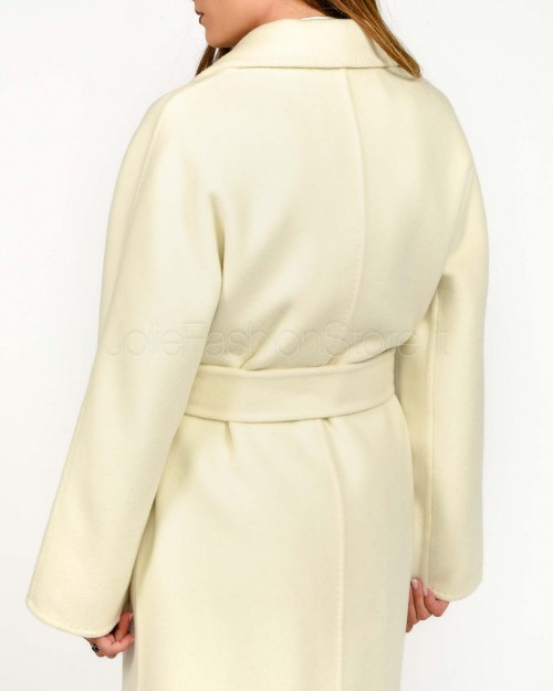 Helmur Cappotto Doppiopetto Panna Con Cintura  20209 PANNA