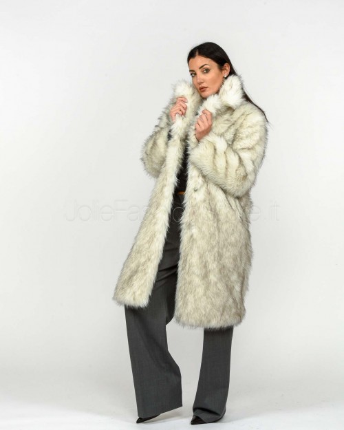 Tavus Milano Cappotto Eco Volpe Crystal