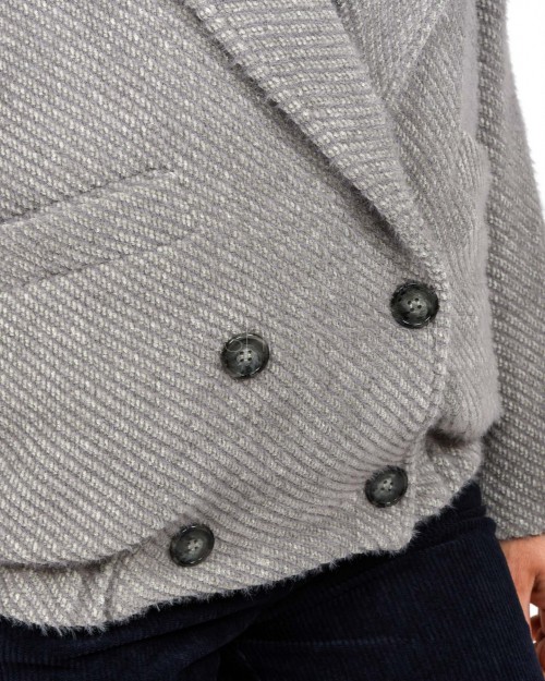 I’Min Luxury Bomber Doppiopetto Grigio  RM75 GRIGIO