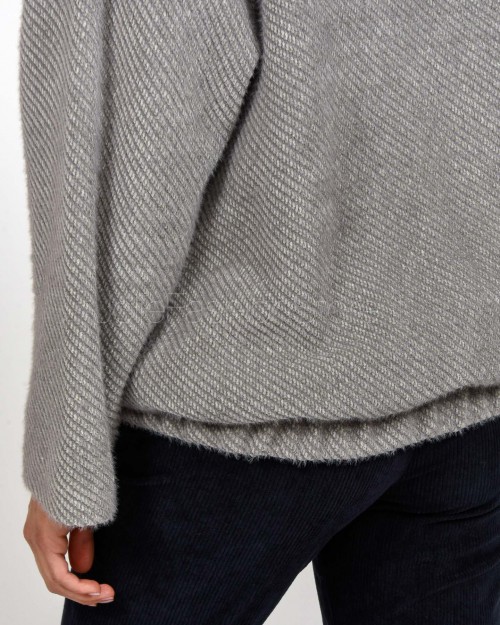 I’Min Luxury Bomber Doppiopetto Grigio  RM75 GRIGIO