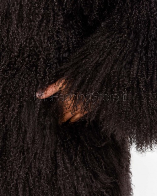 Frame Pelliccia Giacca Mongolia Moka  328505 MOKA