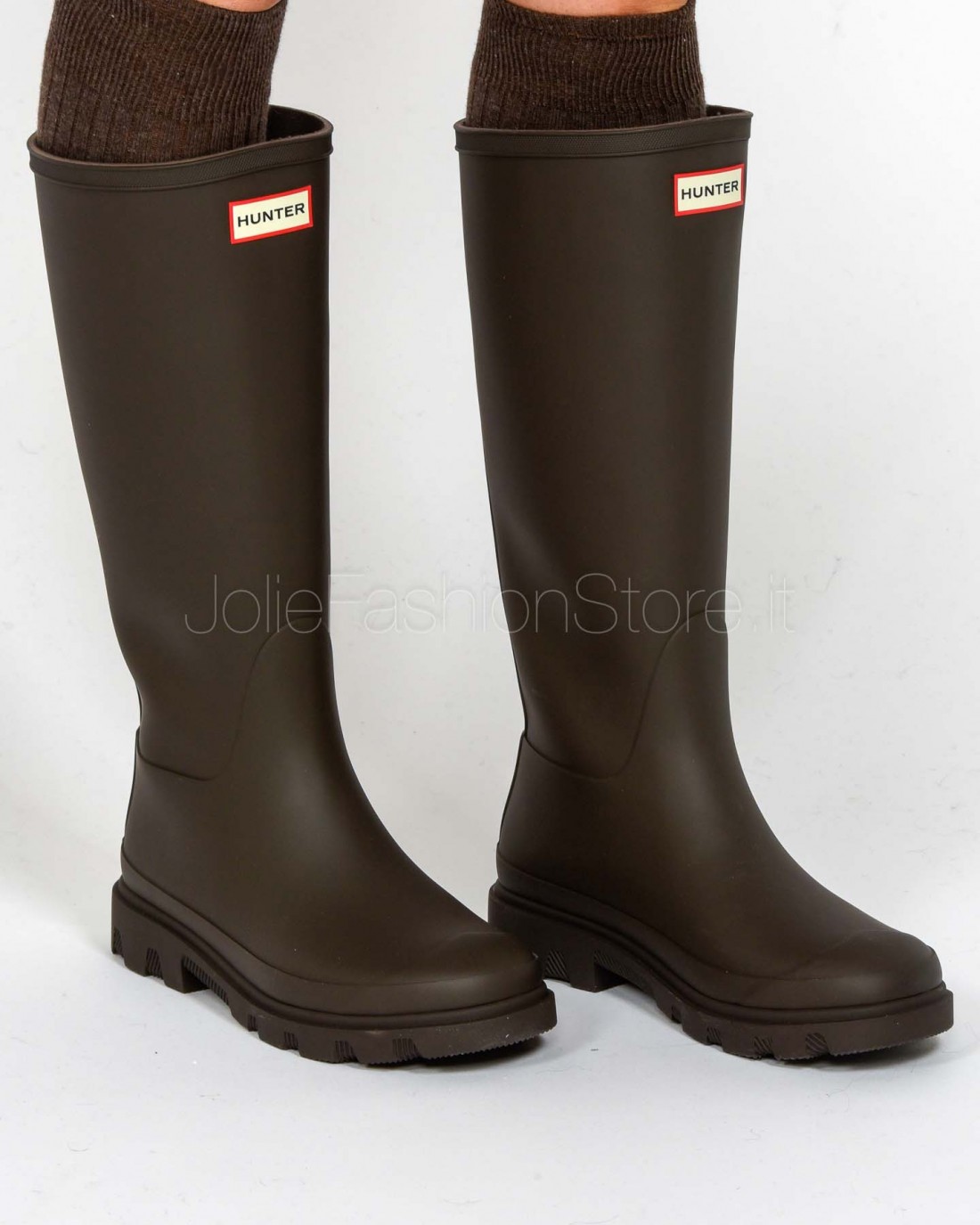 Hunter Stivale Chocolate Brown/Black