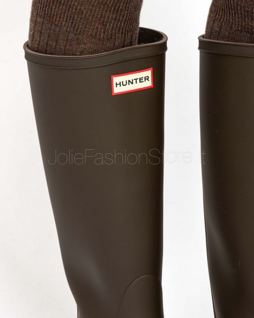 Hunter Stivale Chocolate Brown  1252 CHOCOLATE BROWN/BLACK