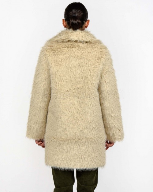 Tavus Milano Cappotto Reversibile Eco Pelliccia Marrone  25233 DARK BROWN